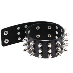 Three Row Tapered Studded Collar