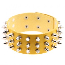 Three Row Tapered Studded Collar