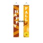 D711 Happy Fall Thanks Giving Door Banner