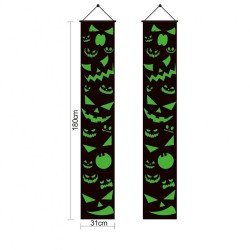 D714 Halloween Luminous Door Banner