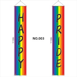 D709 Gay Pride Door Banner