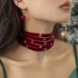 Star Stud Layered Collar