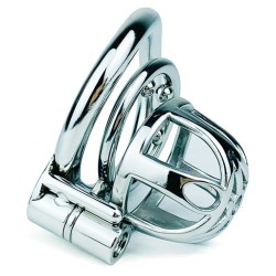 Hex Screw Chastity Lock Cage With Anti-drop Ring