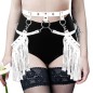 Leather Tassel Steam Punk Waist Belt