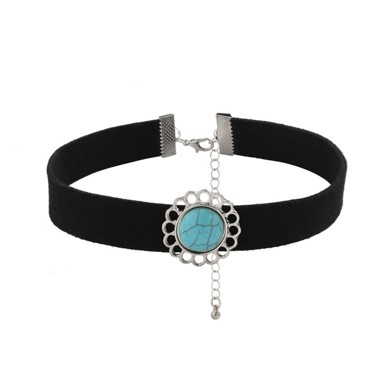 Crack Turquoise Vintage Collar