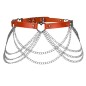 Love Heart Ring Buckled Waist Chain Belt