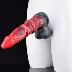 Dragon Color Silicone Dildo - 08