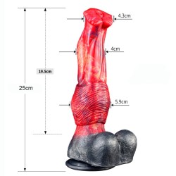 Dragon Color Silicone Dildo - 06