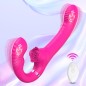 Rose Clit Stimulator Dual Motor Shock Panty Vibrator