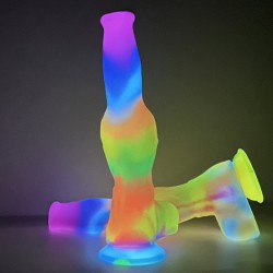 Luminous Silicone Dildo - 14