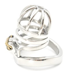 Bent Ring Cock Chastity Cage