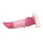 White Base Peach Silica Gel Dildo - 10