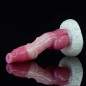 White Base pEACH Silica Gel Dildo - 07