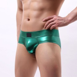 Soft Men Faux Leather Powerful Boxers