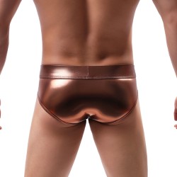 Soft Men Faux Leather Powerful Boxers