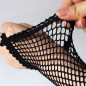 Finger Hooking Fishnet Dancing Show Gloves