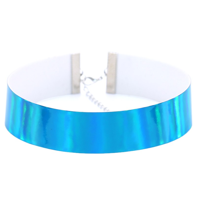 Flocked Webbing Choker - Laser