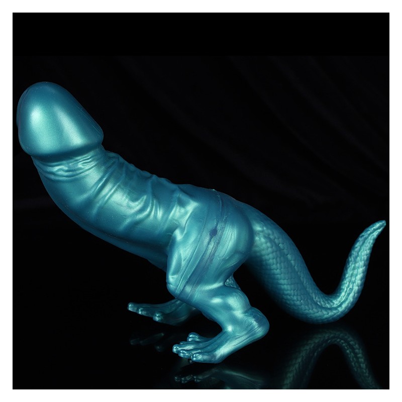 Dinosaur Silicone Dildo - Colorful