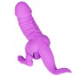 Dinosaur Silicone Dildo - Purple