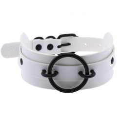 Black O-Ring Punk Collar