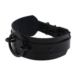 Black O-Ring Punk Collar