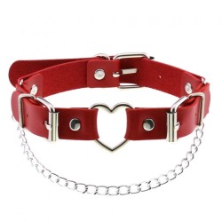 One Chain Love Ring Collar