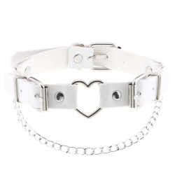 One Chain Love Ring Collar