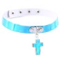 Laser Cross Pendant Collar