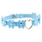 Flower PU Leather Heart Collar