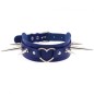 Extra Long Spikes Heart Ring Collar