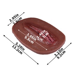 Realistic Cosplay Silicone Fake Vagina Pad - F