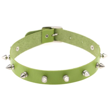 Punk Spiked Studded Leather Collar