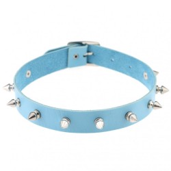 Punk Spiked Studded Leather Collar