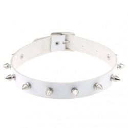 Punk Spiked Studded Leather Collar