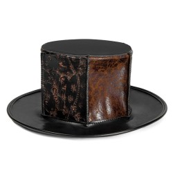 Men's Steampunk Distress Splice Hat