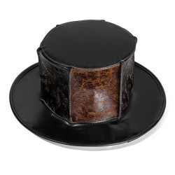 Men's Steampunk Distress Splice Hat