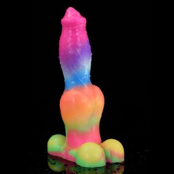 Luminous Silicone Dildo - 11