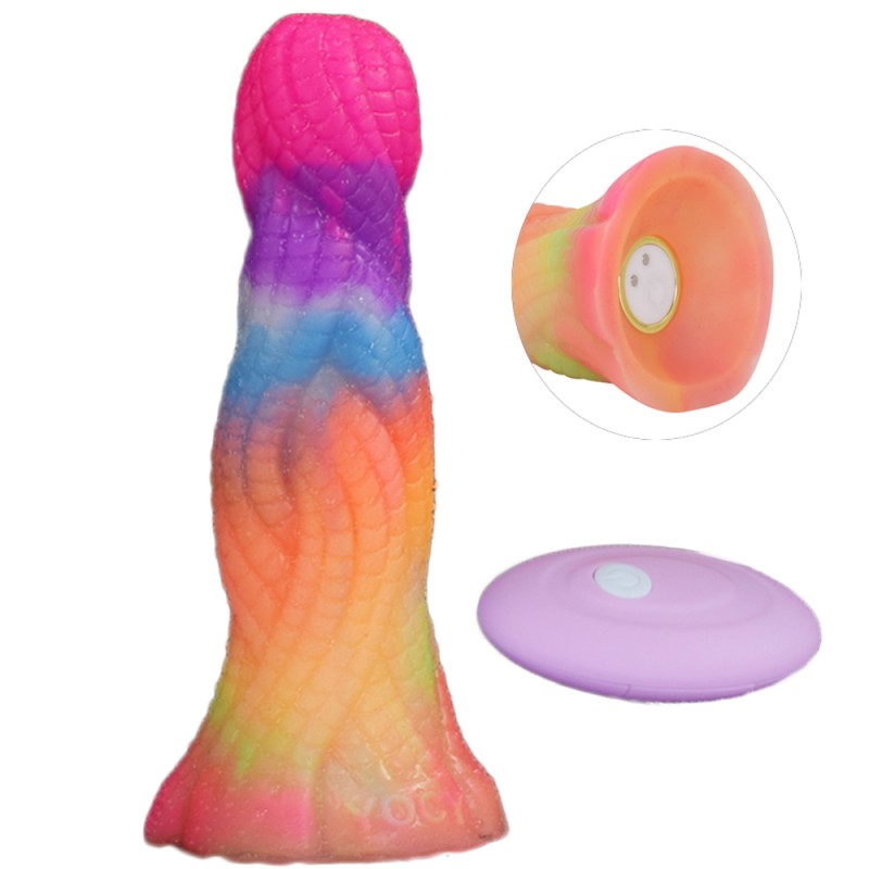 Luminous Vibration Butt Plug - Snake