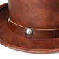 Men's Steampunk Badge Splice Hat