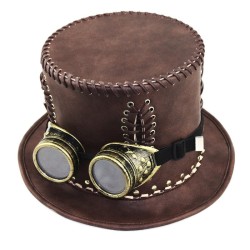 Men's Steampunk Sutural Hat