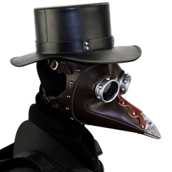 Men's Steampunk Buckles Splice Hat