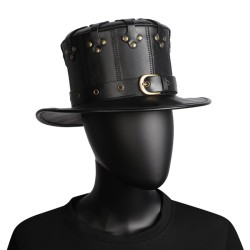 Steampunk Buckles Splice Hat