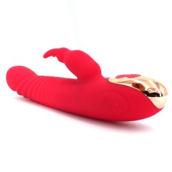 Big Fish Thrusting Silicone Rabbit Dildo