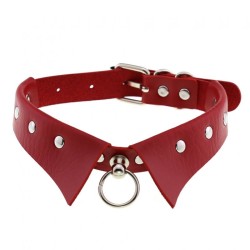 Gothic Leather Collar Choker