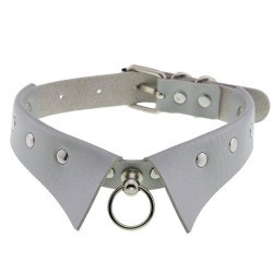 Gothic Leather Collar Choker