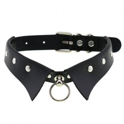 Gothic Leather Collar Choker