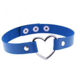 Metal Heart Collar - 3 Snap