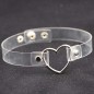 Metal Heart Collar - 3 Snap