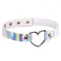 Laser Collar Metal Heart Collar