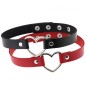 Metal Heart Collar - 4 Snap